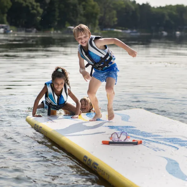 Aqua Mat Deluxe 15 Inflatable Floating Mat