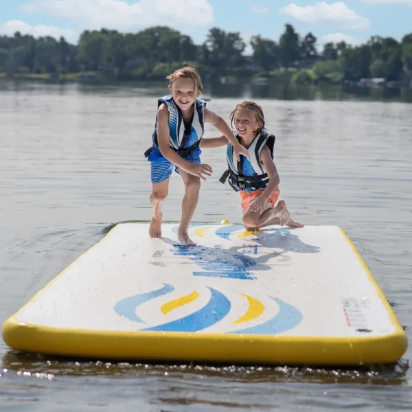 Aqua Mat Deluxe 15 Inflatable Floating Mat 3